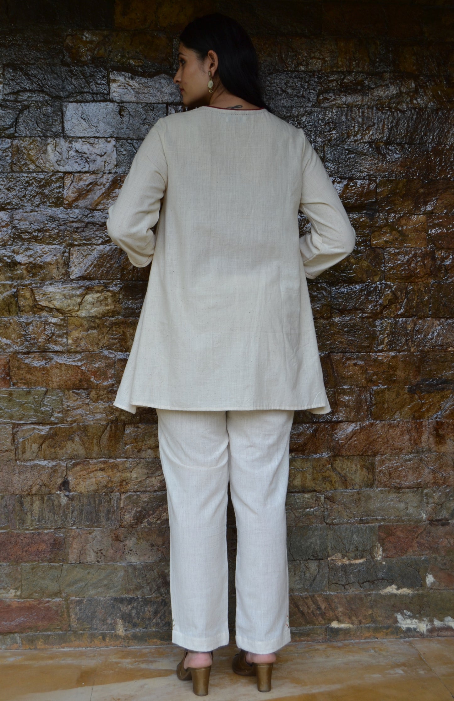 Tunic Flared With Front Placket