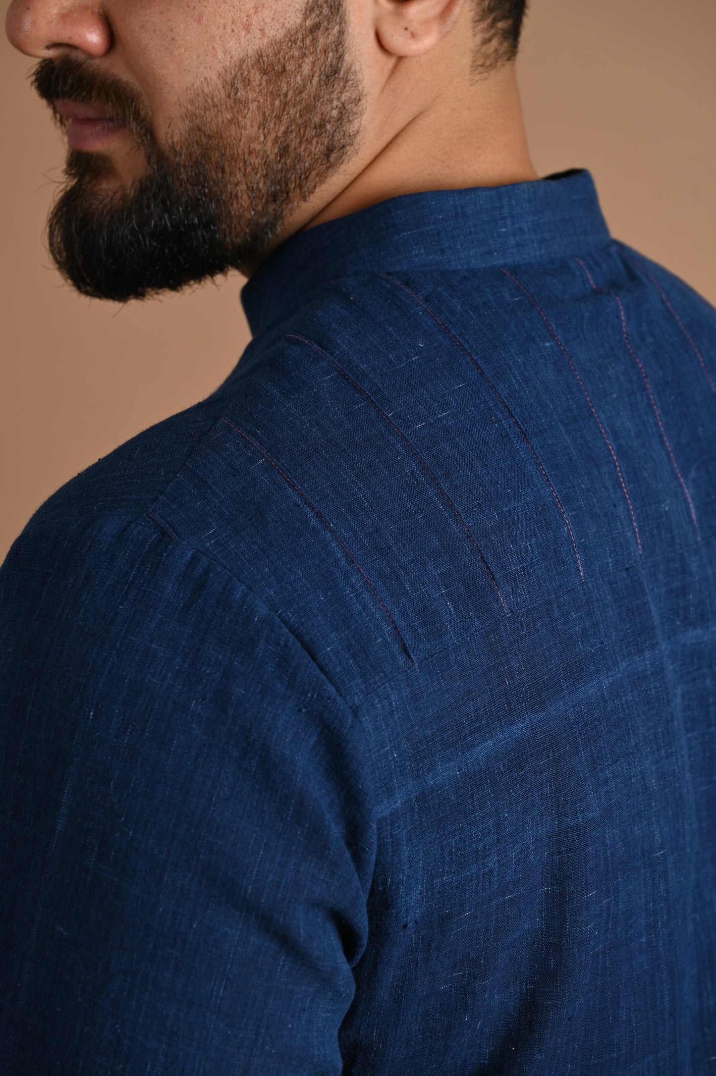 Hairat Men's Kurta Pintuck Detailng
