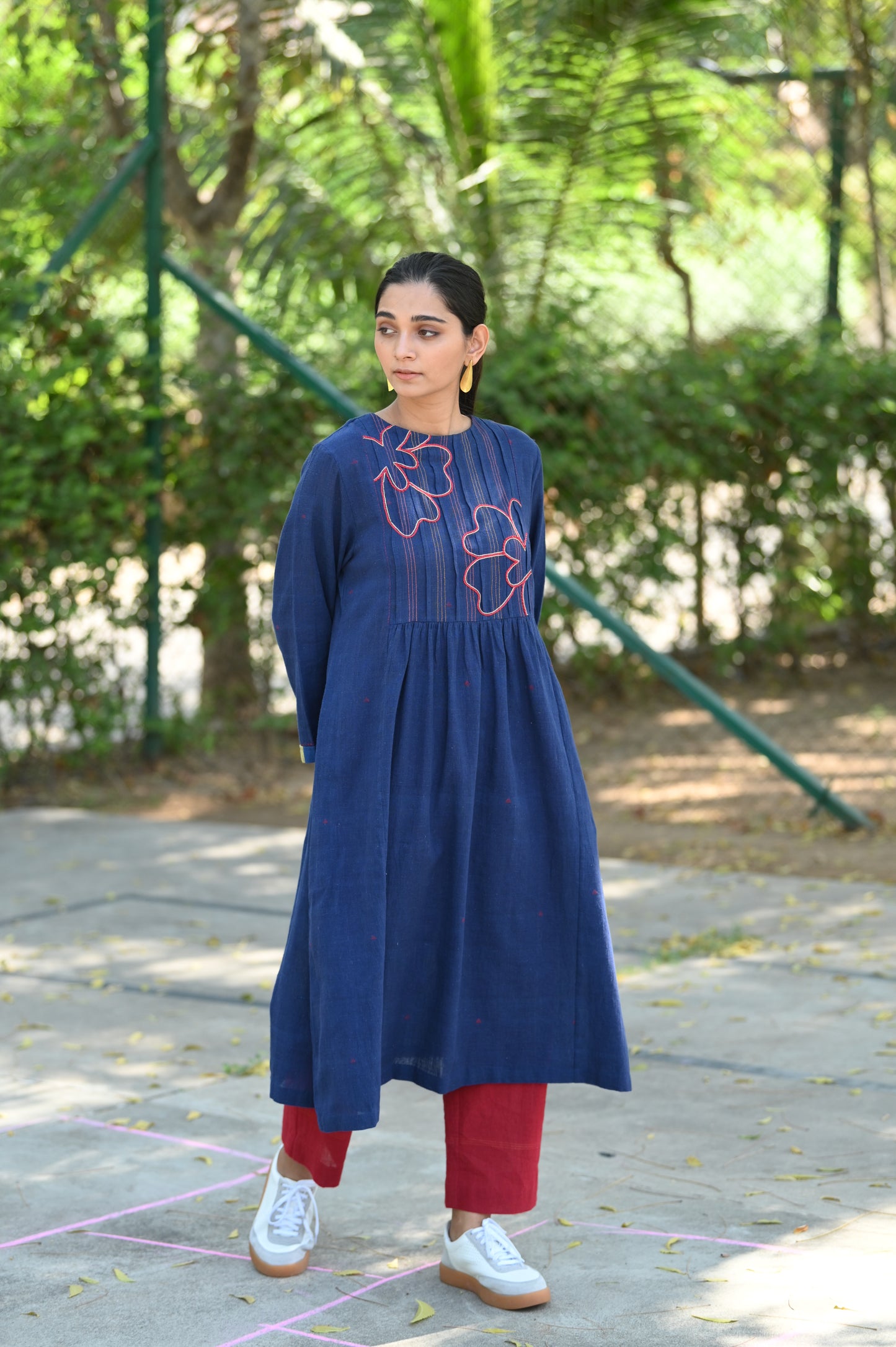 Dress Gathered Yoke