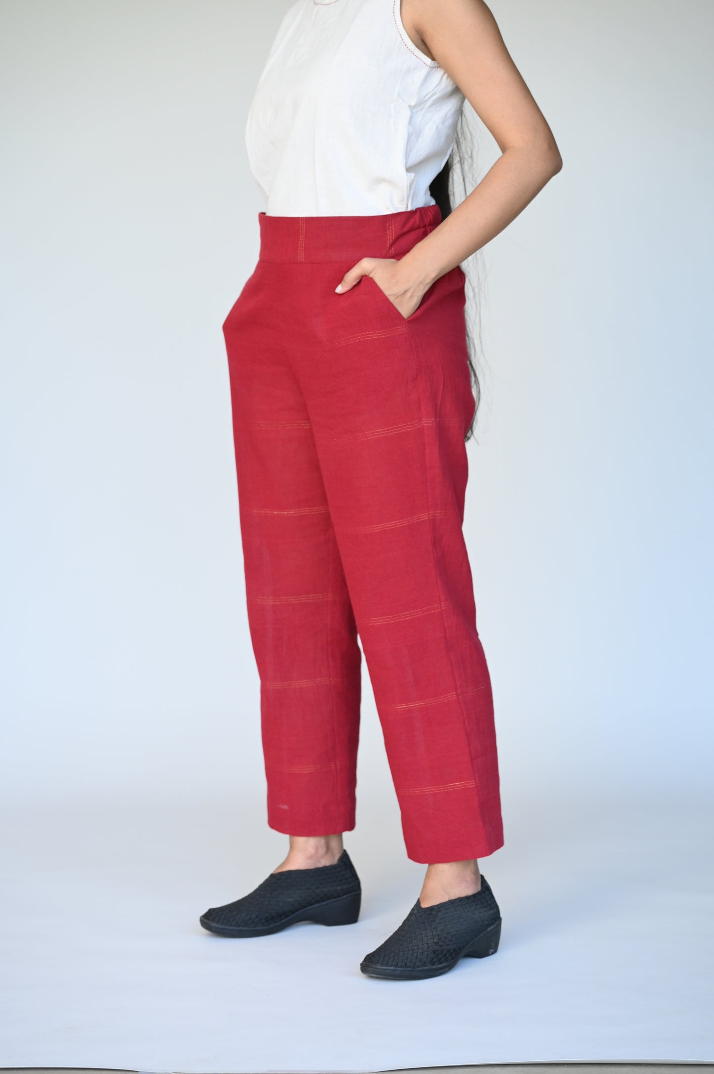Pant Straight Cut With Pocket