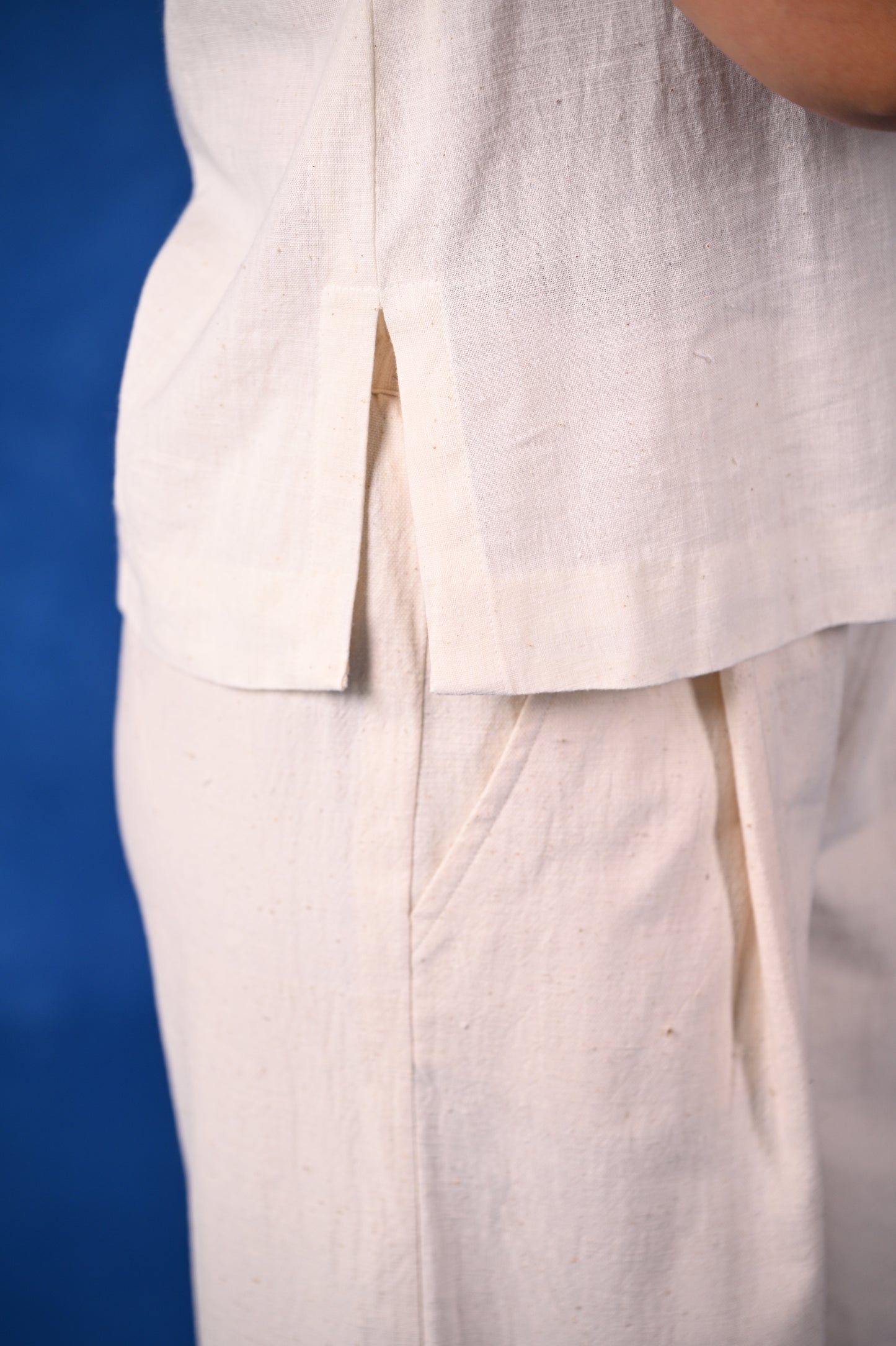 Tunic, Front & Back Pleating Detail