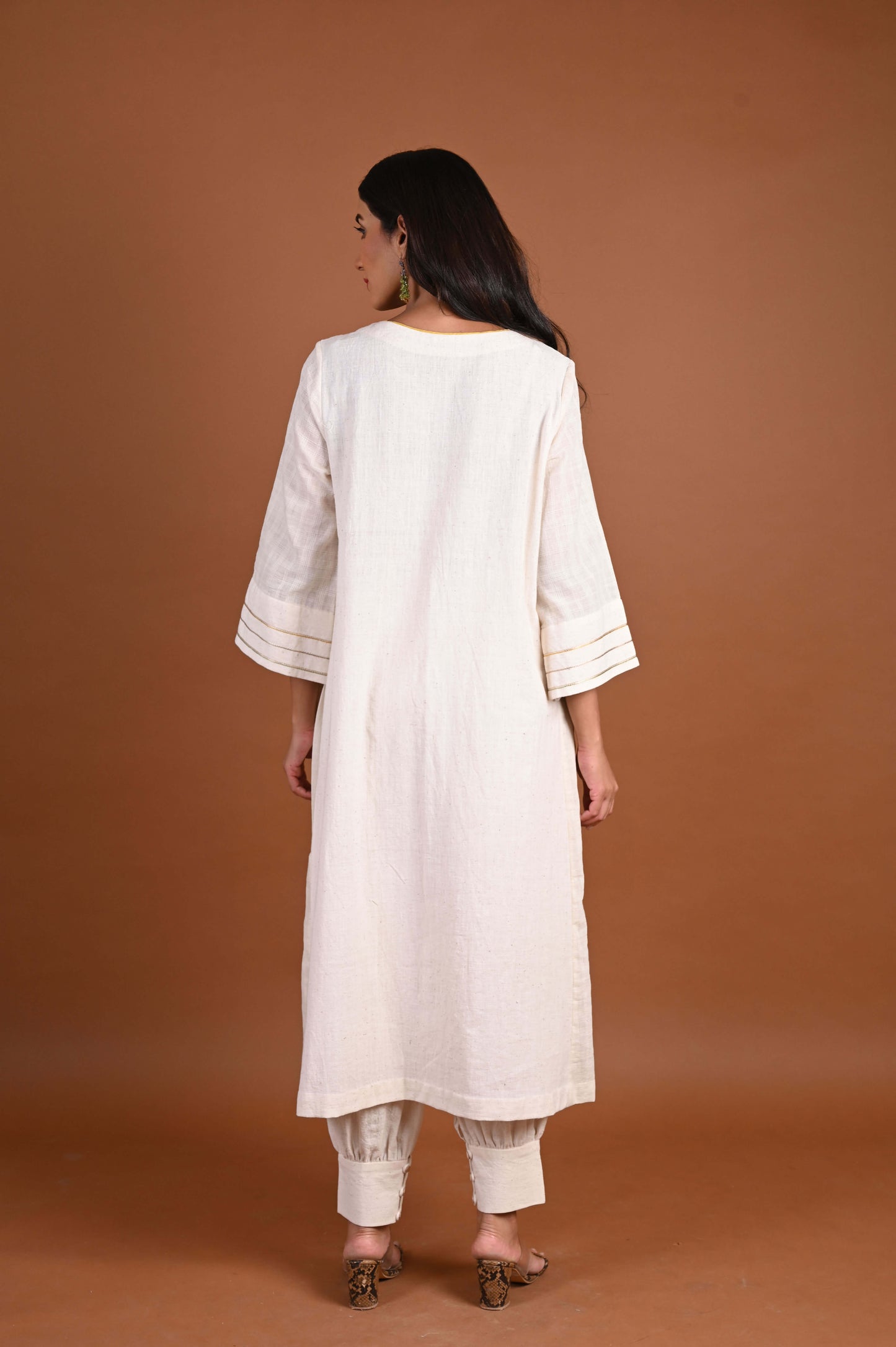 AAYAT Side Pleated Paneled Kurta