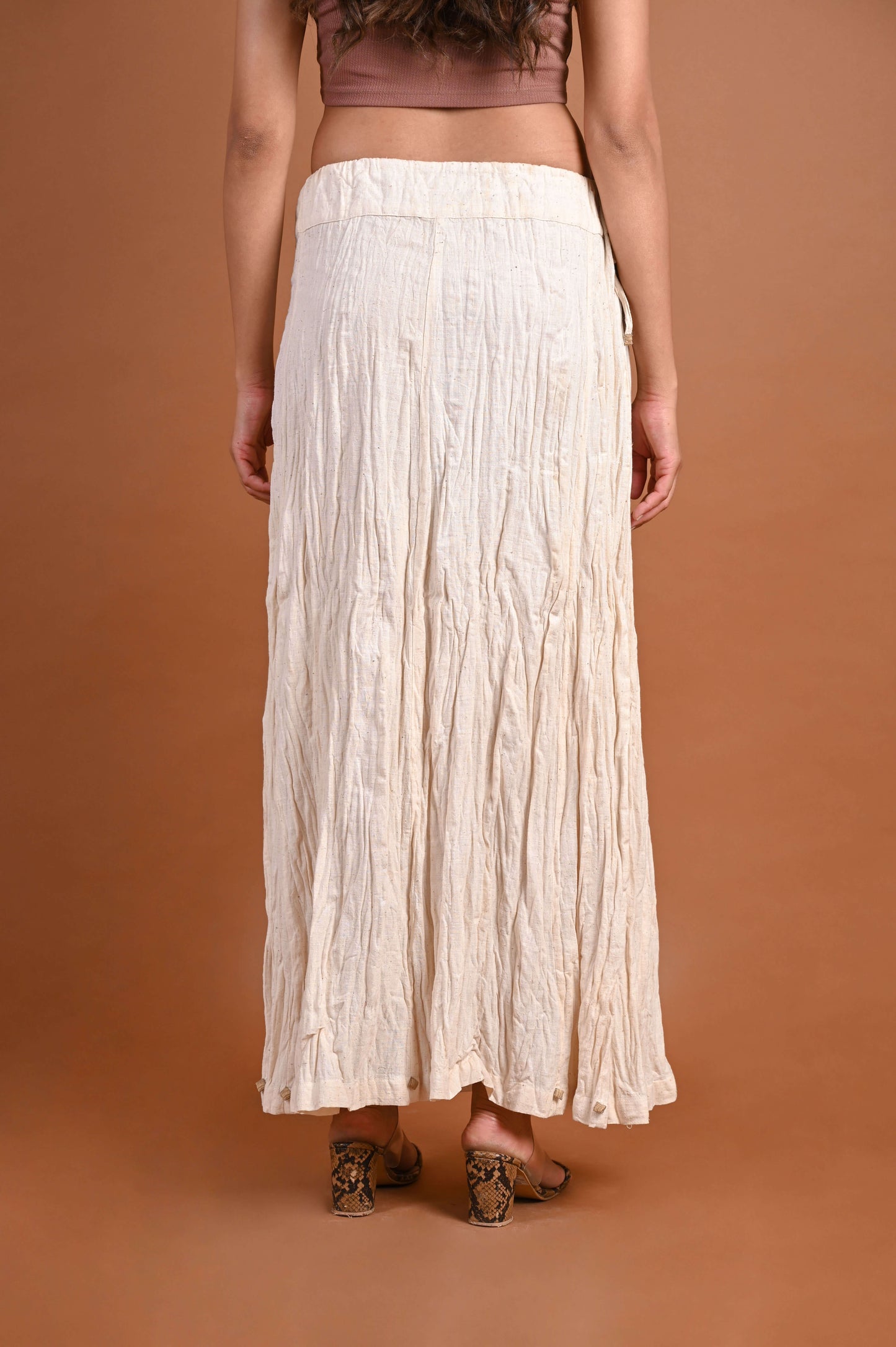 Crinkled Skirt