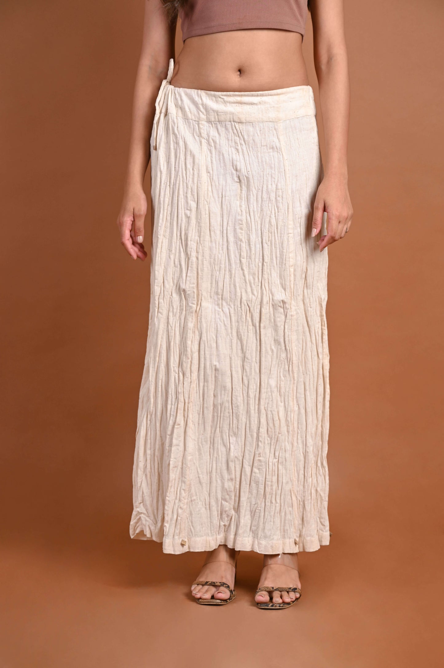 Crinkled Skirt