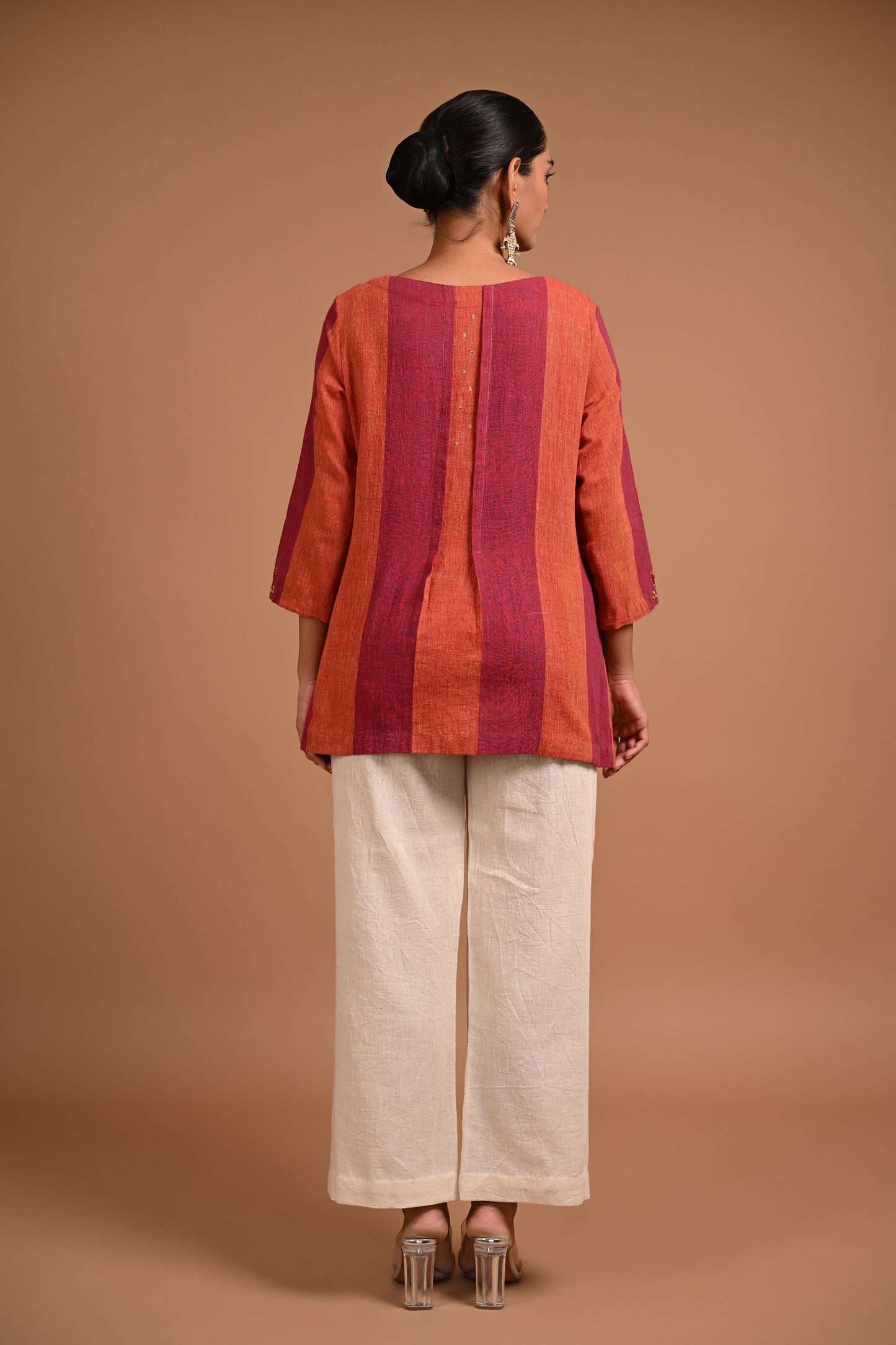 Kesar Tunic Pleated With Embroidery