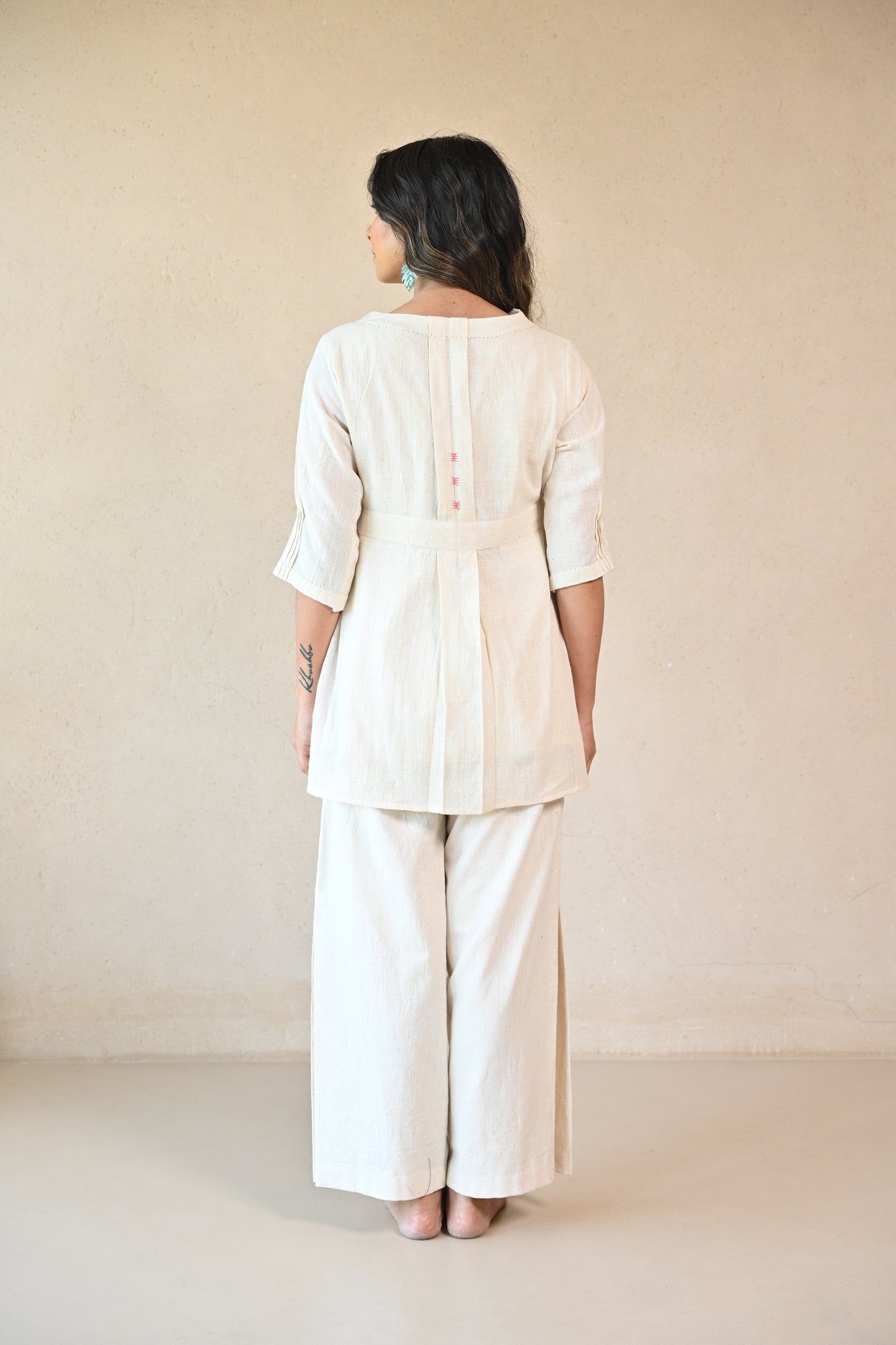 Aeris, Shrug With Pleated Waist Band