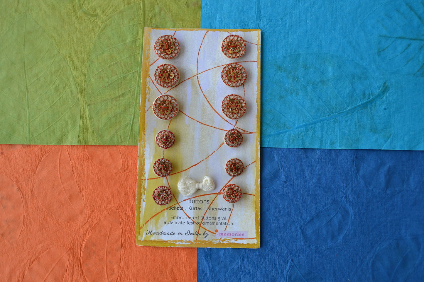 Sherwani & Jacket Buttons - Set Of 12