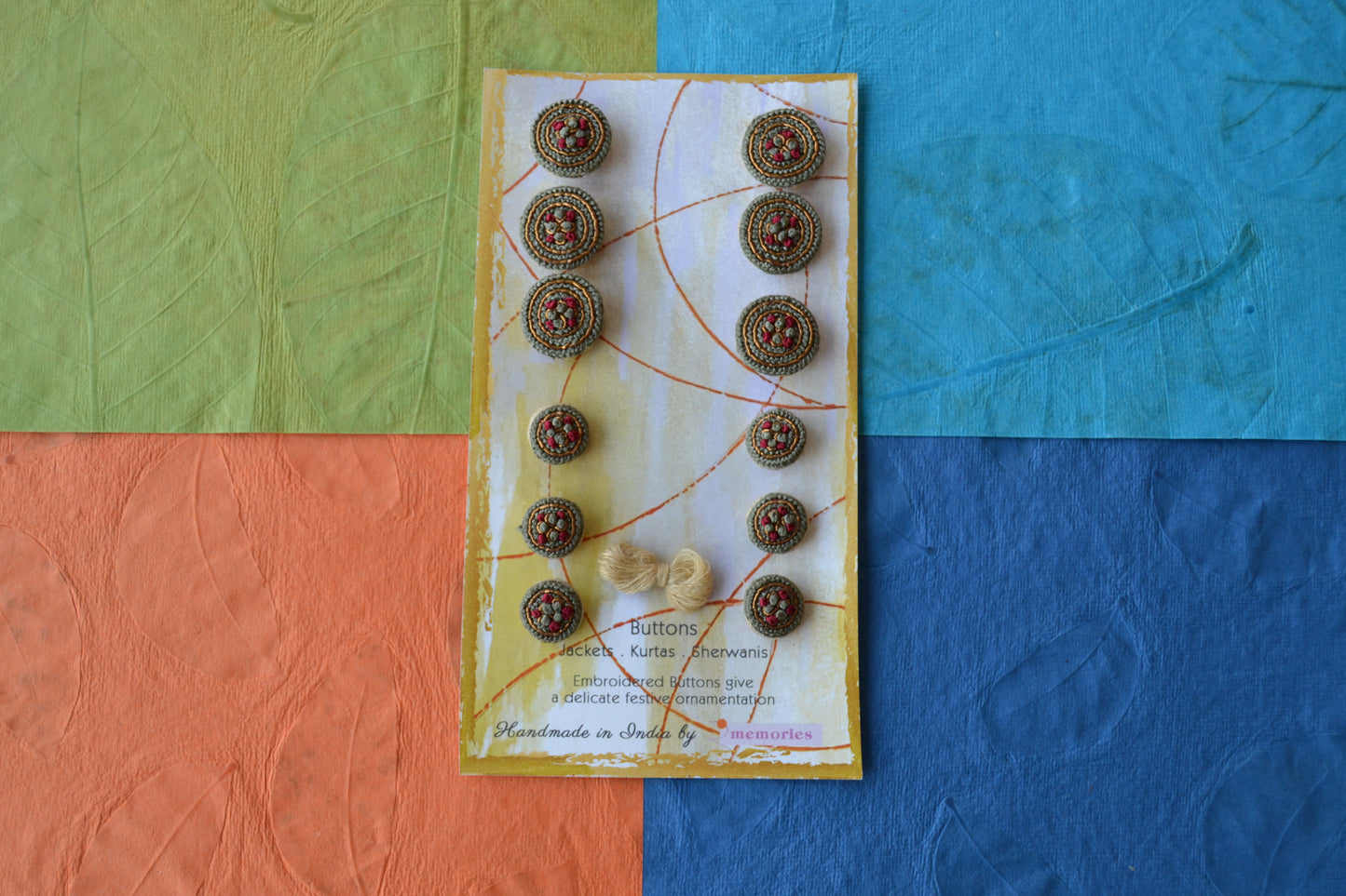 Sherwani & Jacket Buttons - Set Of 12