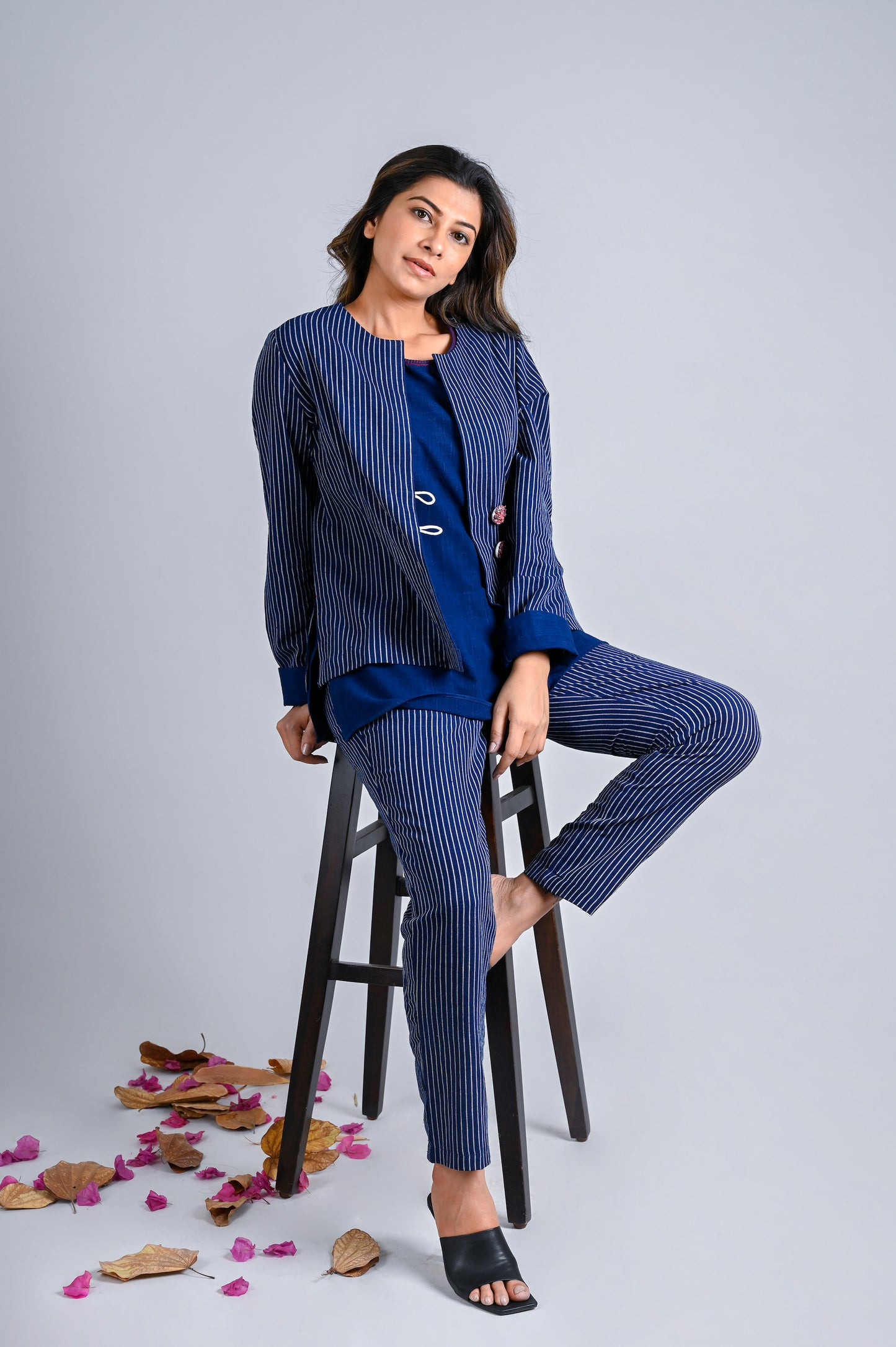 Long One Button Jacket