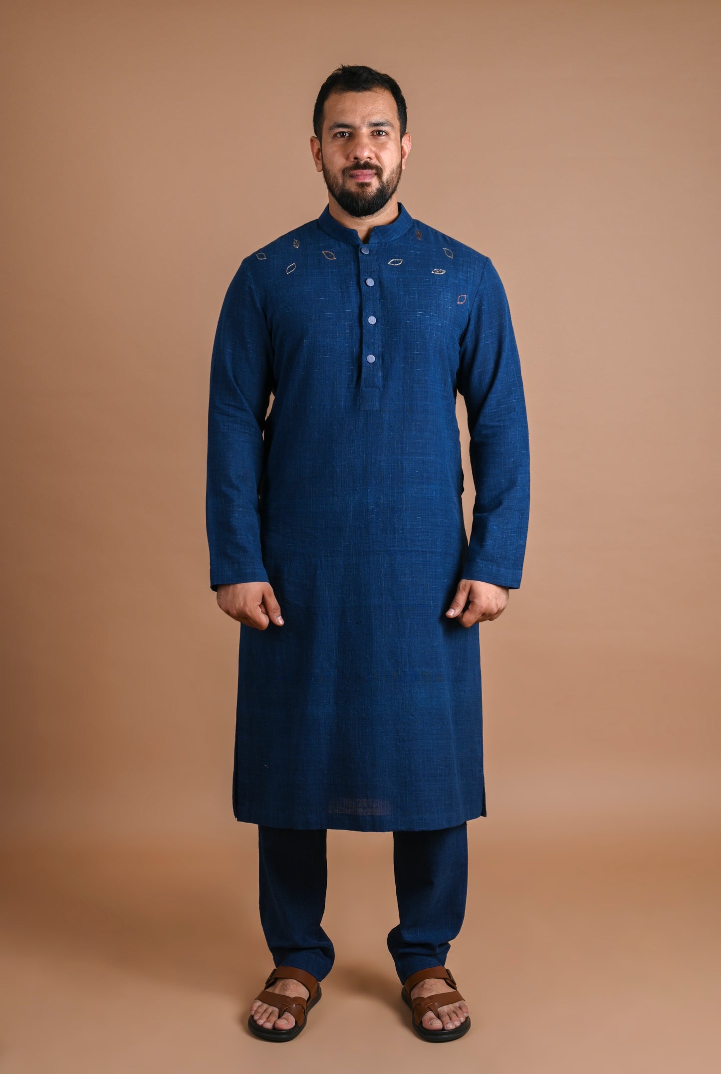 Aamod Patti embroidery Men's Kurta