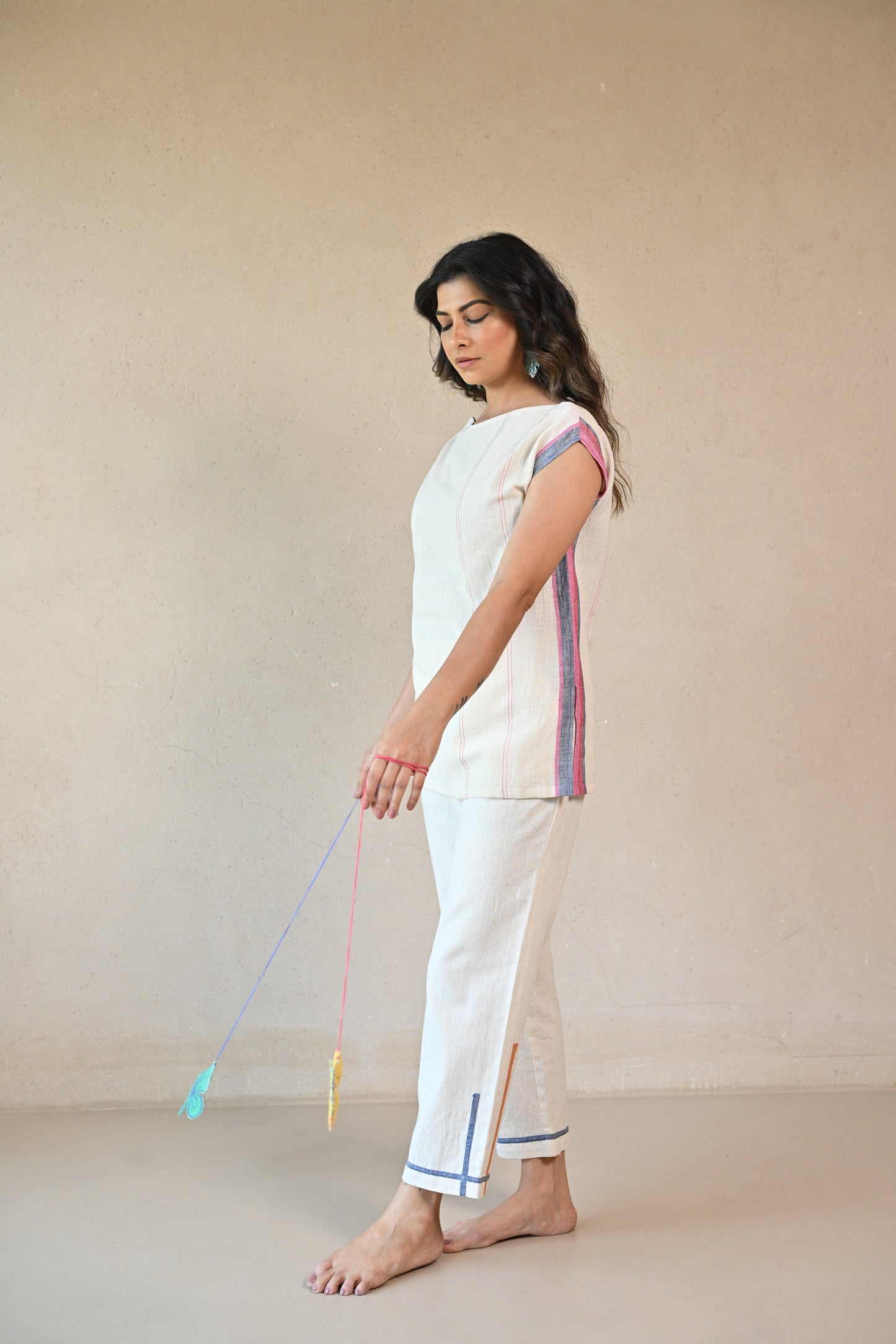 Tunic,Straight rounded neck
