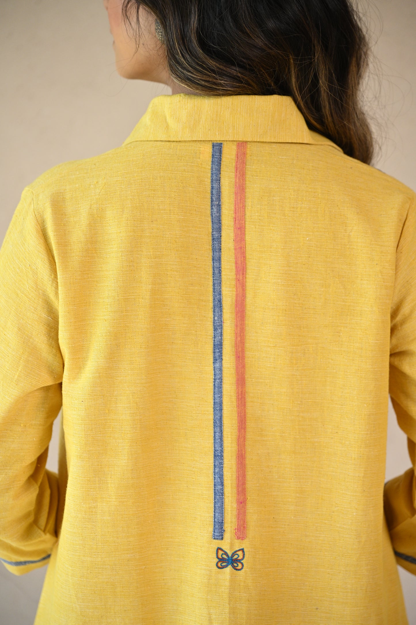 Flora,Shirt Fabric Panel Detail