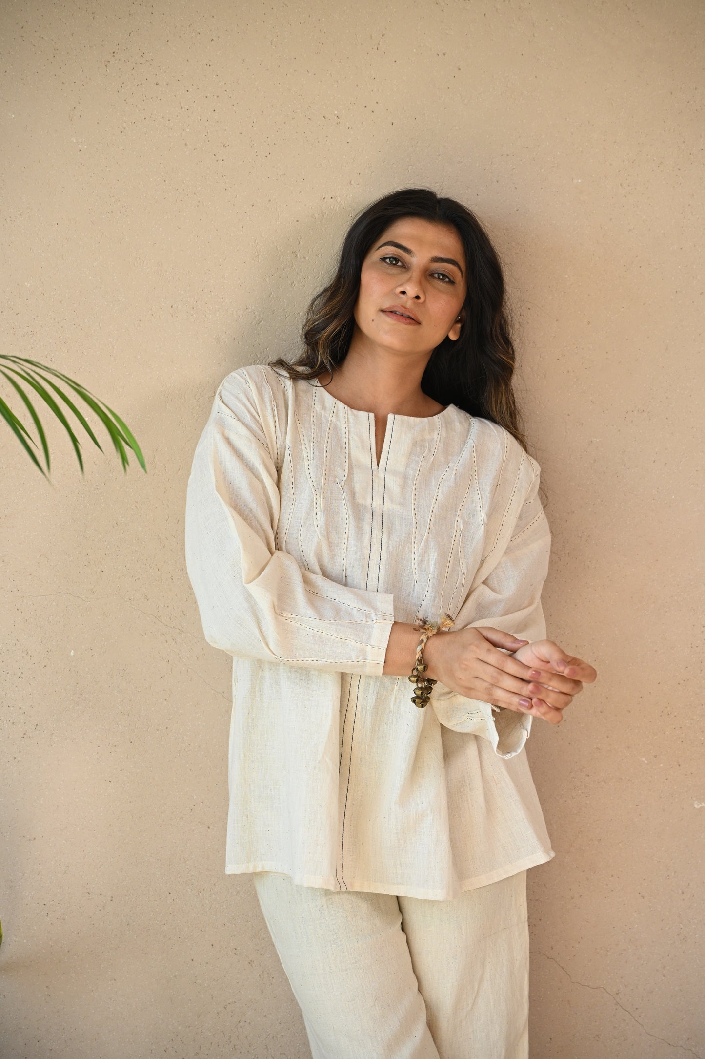 Ava,Tunic Square Cut Taka Detail