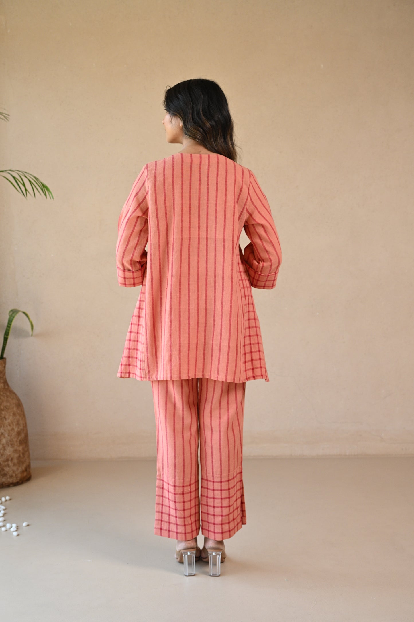 Ziggy, Tunic with Embroidered & Multi Color Button
