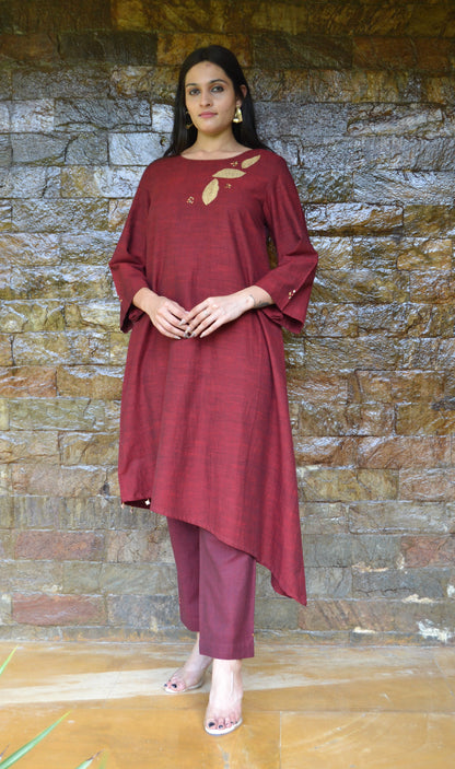 Tunic Long Asymmetric Hemline