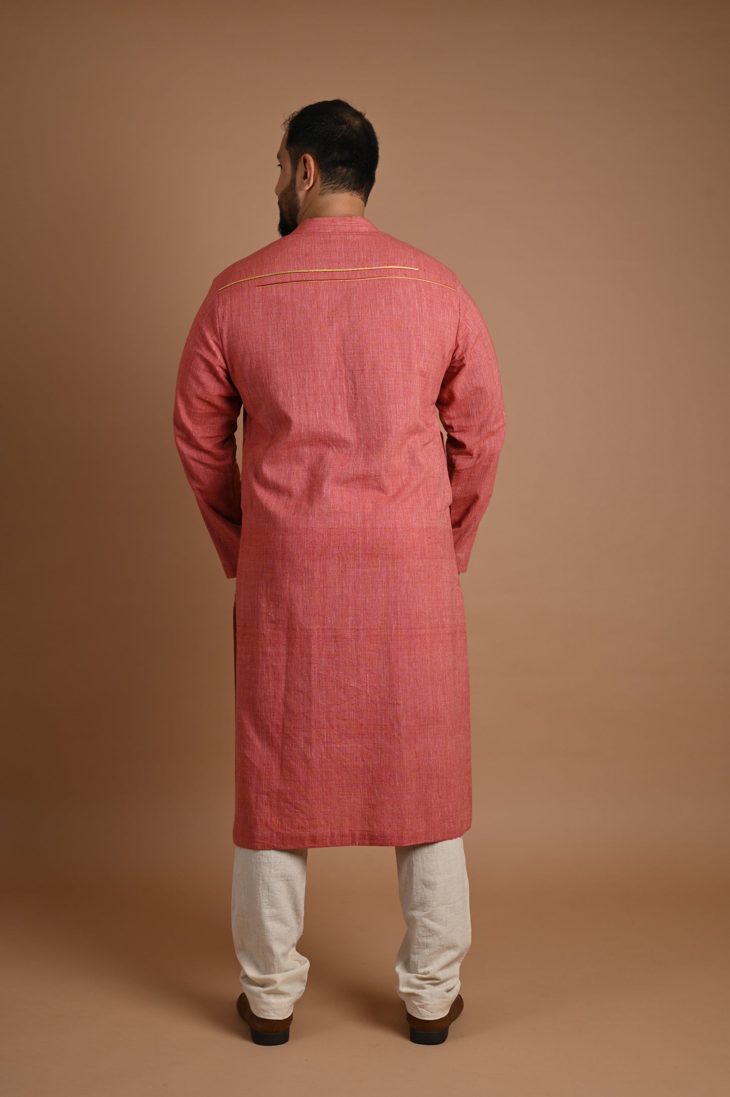 Khush Men's Kurta Side Button Detailng