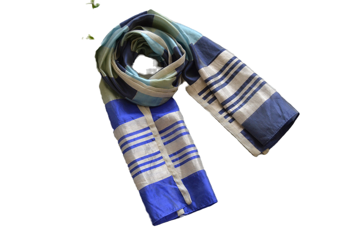 Dupatta Blue Stripe