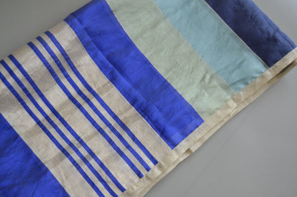 Dupatta Blue Stripe