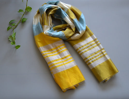 Dupatta Yellow Stripe