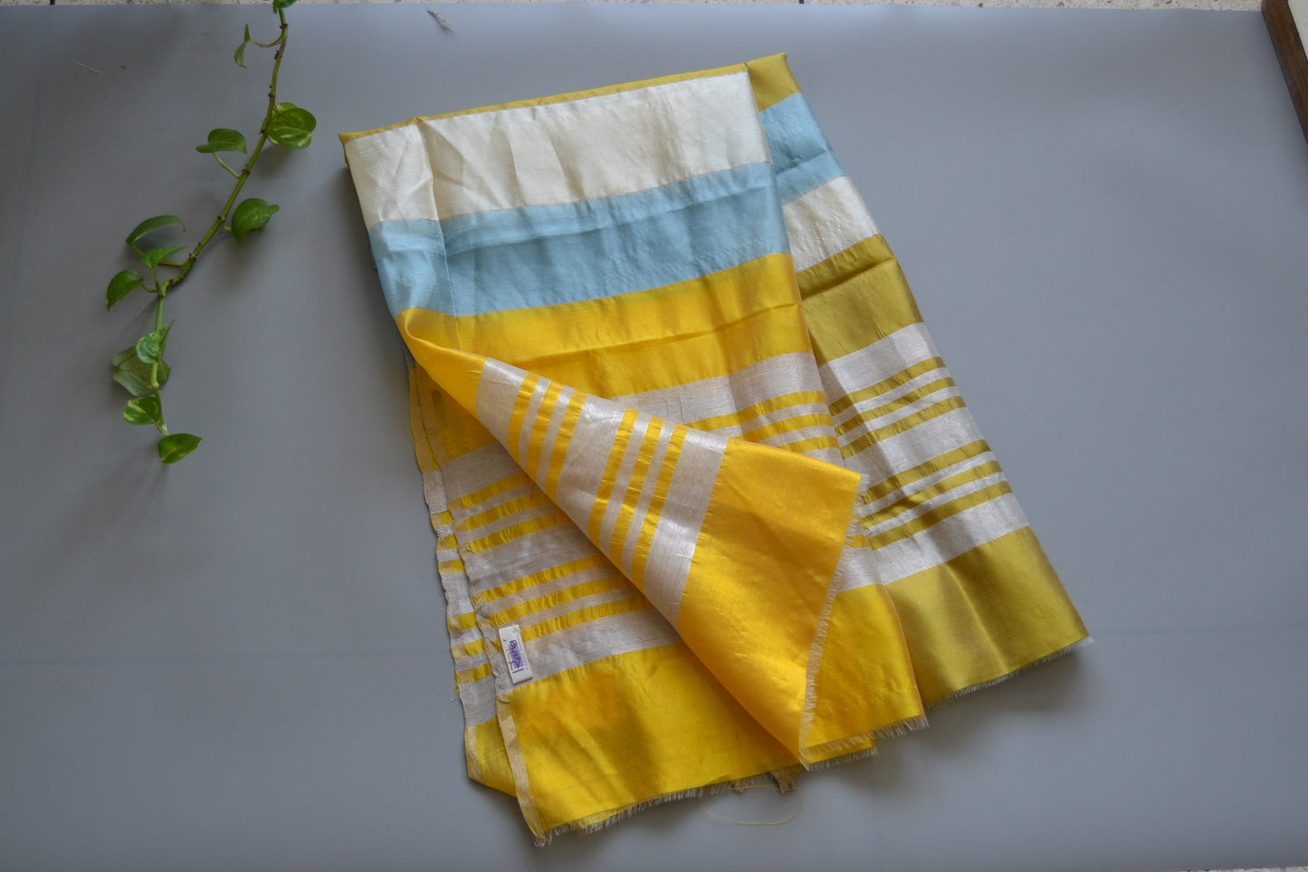 Dupatta Yellow Stripe