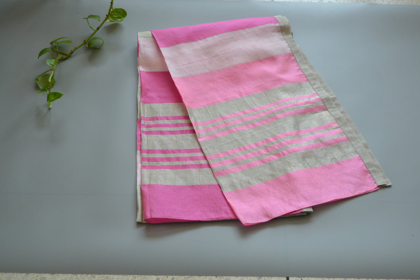 Dupatta Pink Stripe