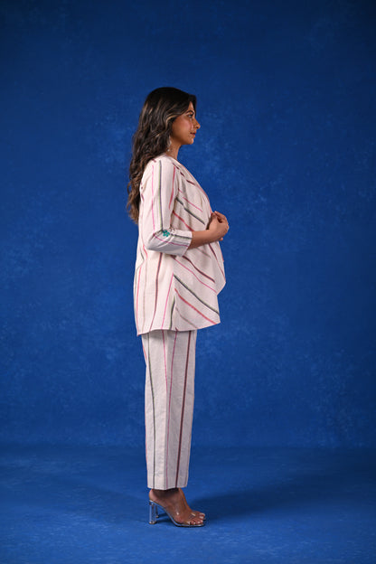 Jasmin, Shrug With Embroidery Accents