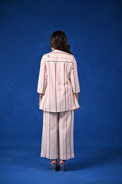 Jasmin, Shrug With Embroidery Accents