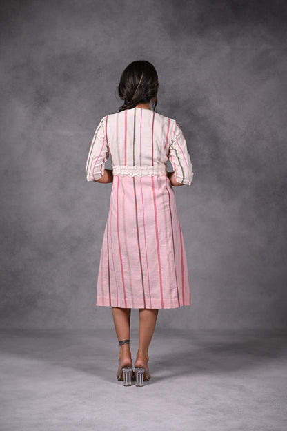 Reva, Dress With Folded Panel Detail