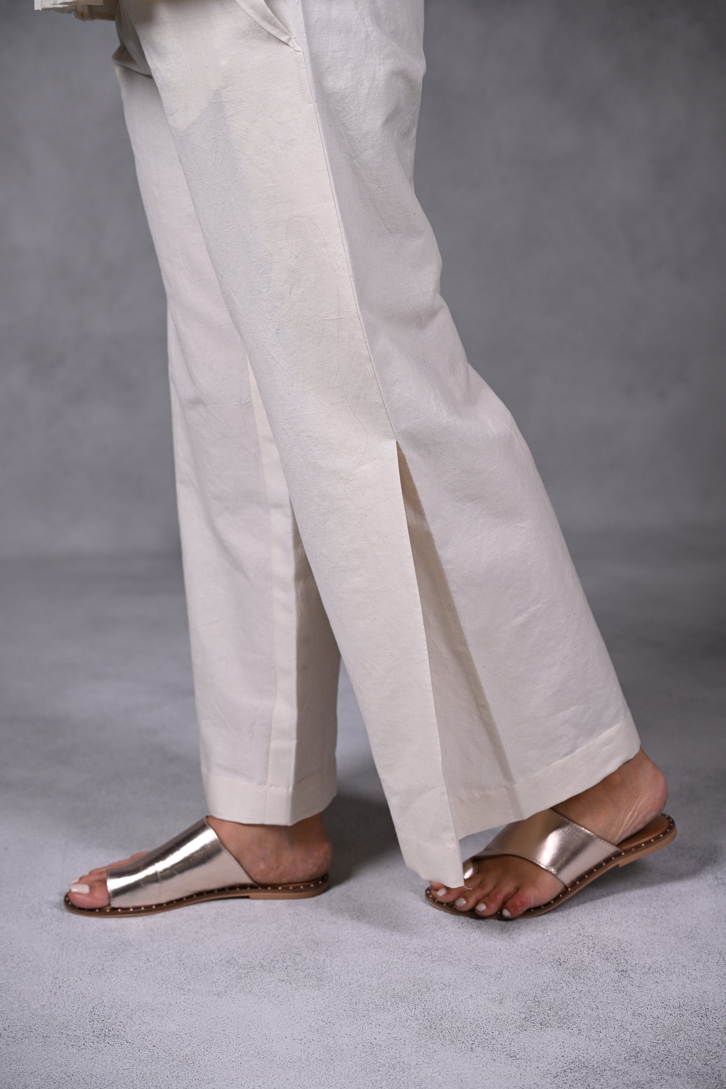Pant, With Side Box Pleated