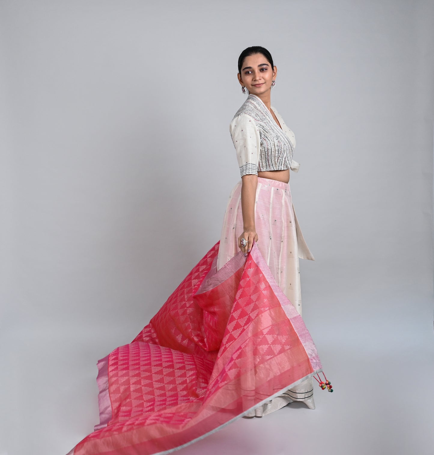 Rasiya Pink Jalbhar Dupatta