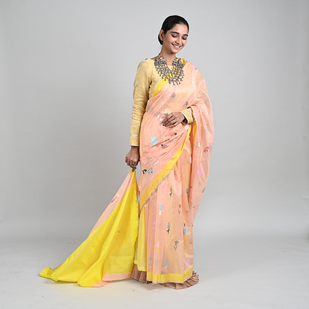 Virasat Bavan '52' Butti Saree