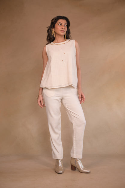 Tunic, with  hand embroidery