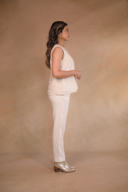 Tunic, with  hand embroidery