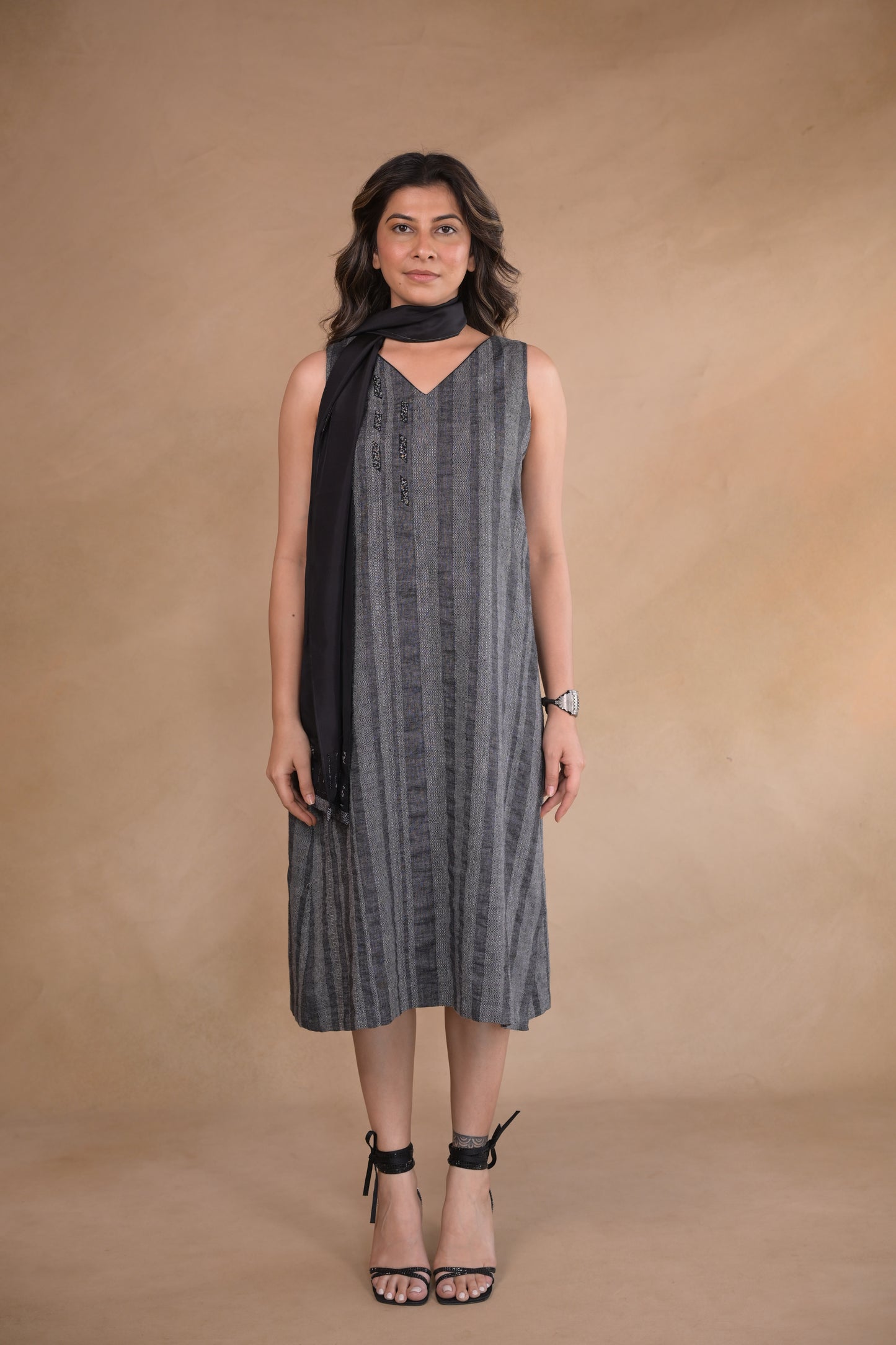 Dress, With Embroidery