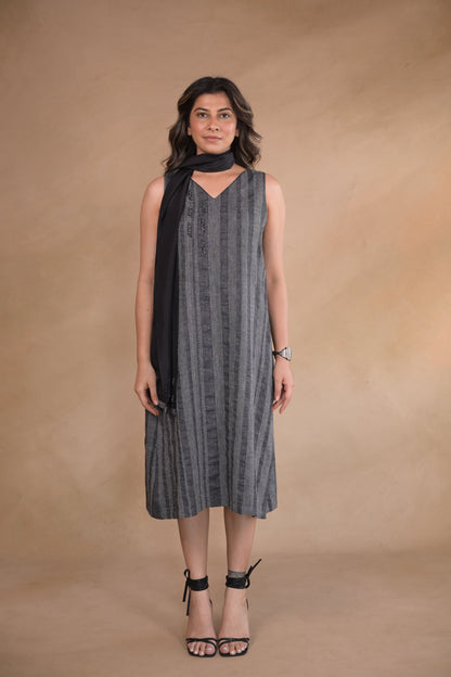 Dress, With Embroidery