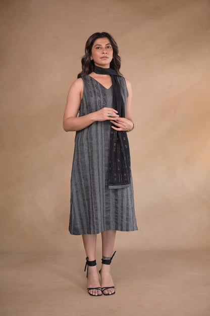 Dress, With Embroidery