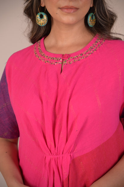 Dress, Rasa Kurta Long With Embroidery