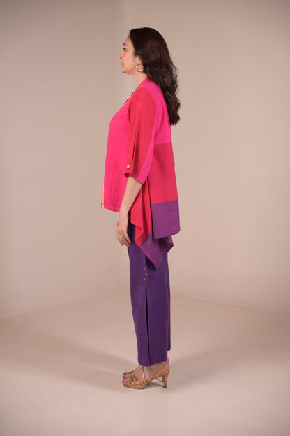 Pant, Side pleated & Wide