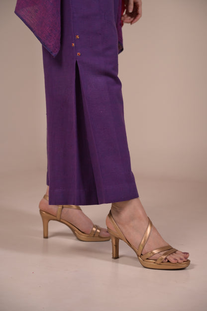 Pant, Side pleated & Wide