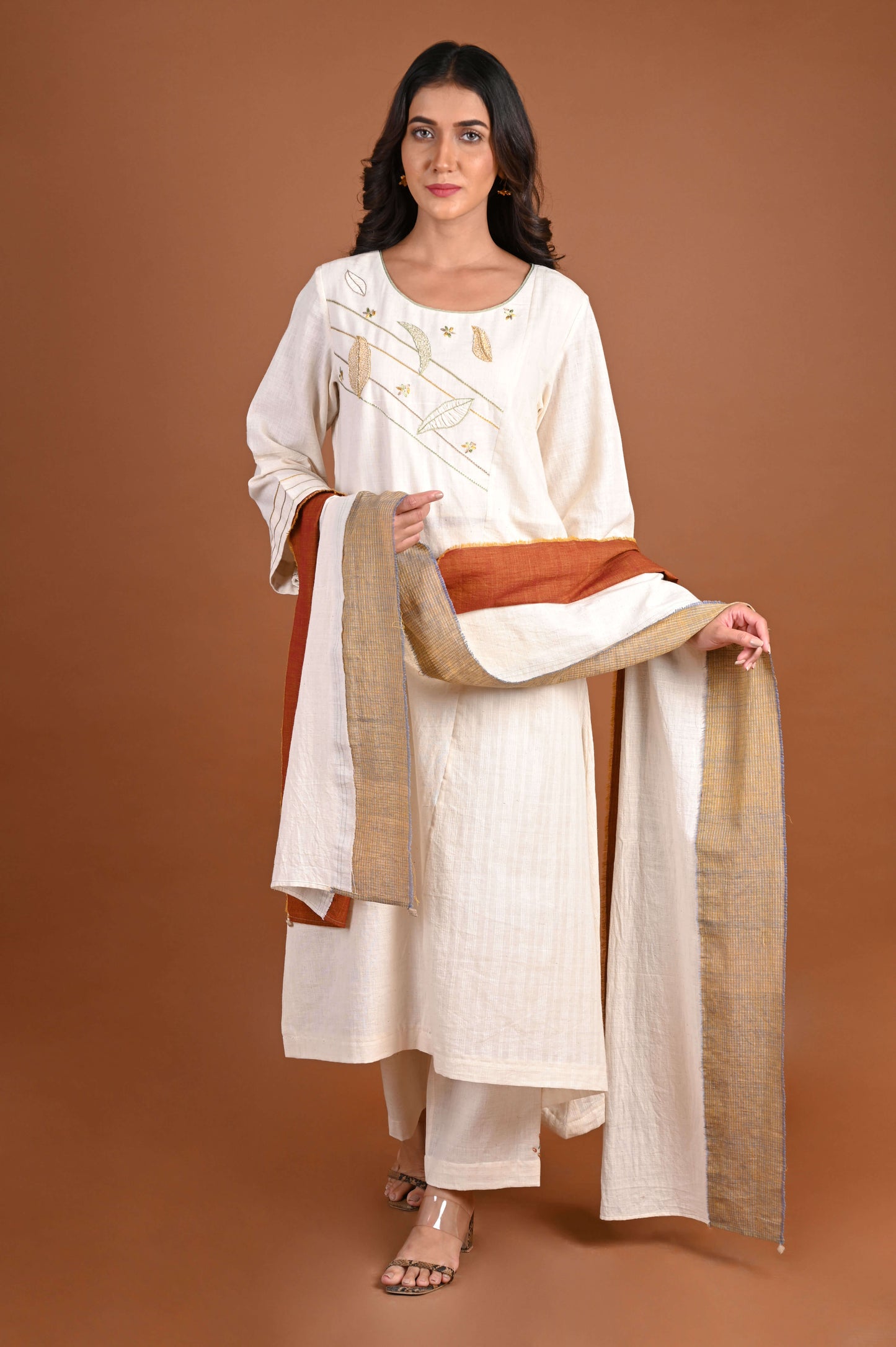 Uneven Panelled Dupatta