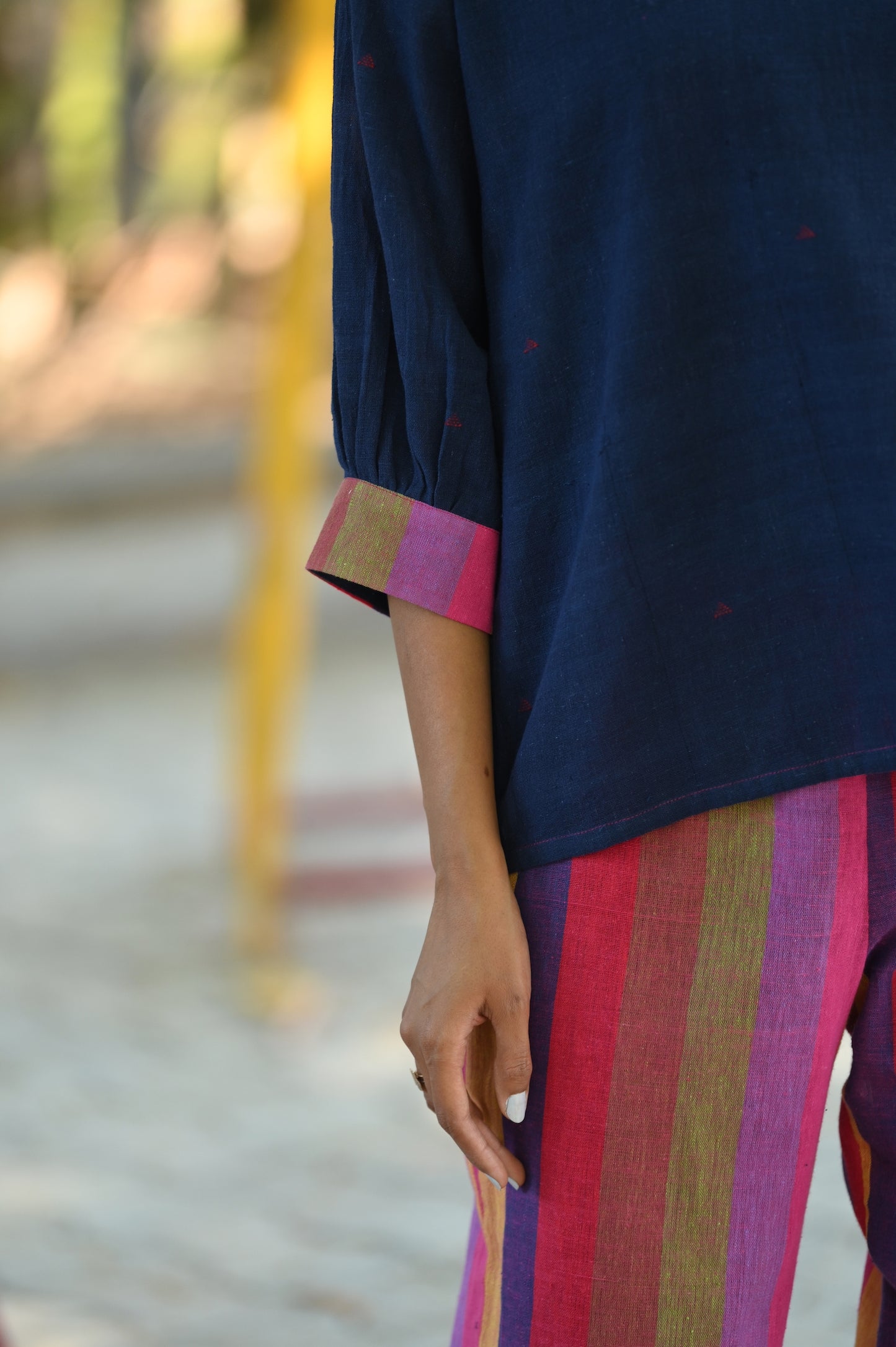 Tunic, Square Cut With Cuff Sleeve