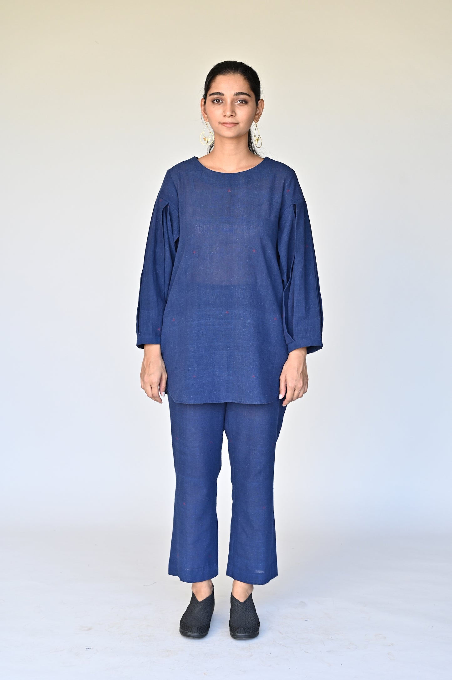 Tunic Pleated Sleeve