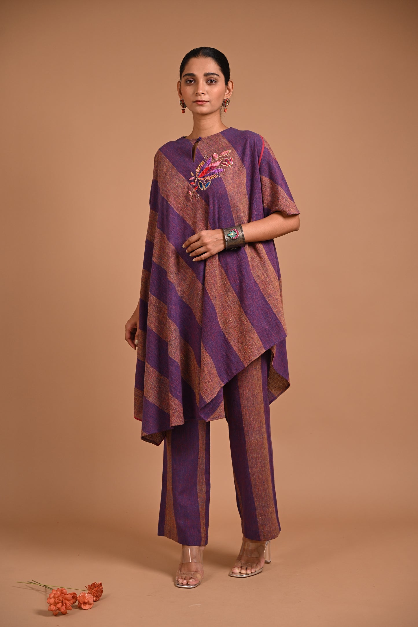 Sohanda Tunic Bias Assymetric With Embroidery