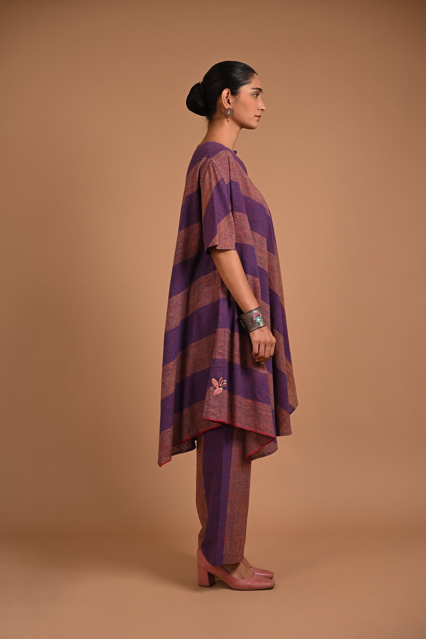 Sohanda Tunic Bias Assymetric With Embroidery