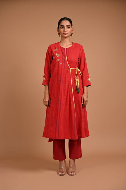 Nargis Kurta Jacket Style Embroidered