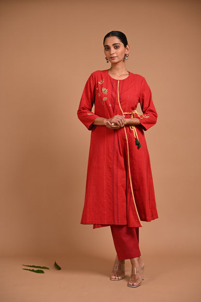 Nargis Kurta Jacket Style Embroidered