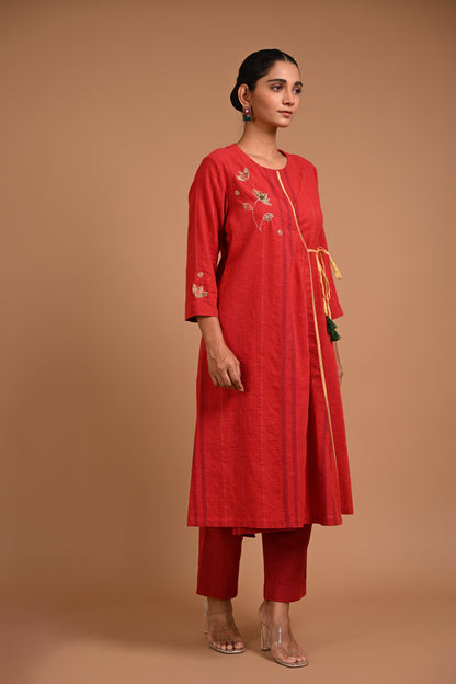 Nargis Kurta Jacket Style Embroidered