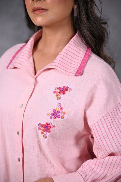 Daisy, Shirt Square With Collar and Cuff