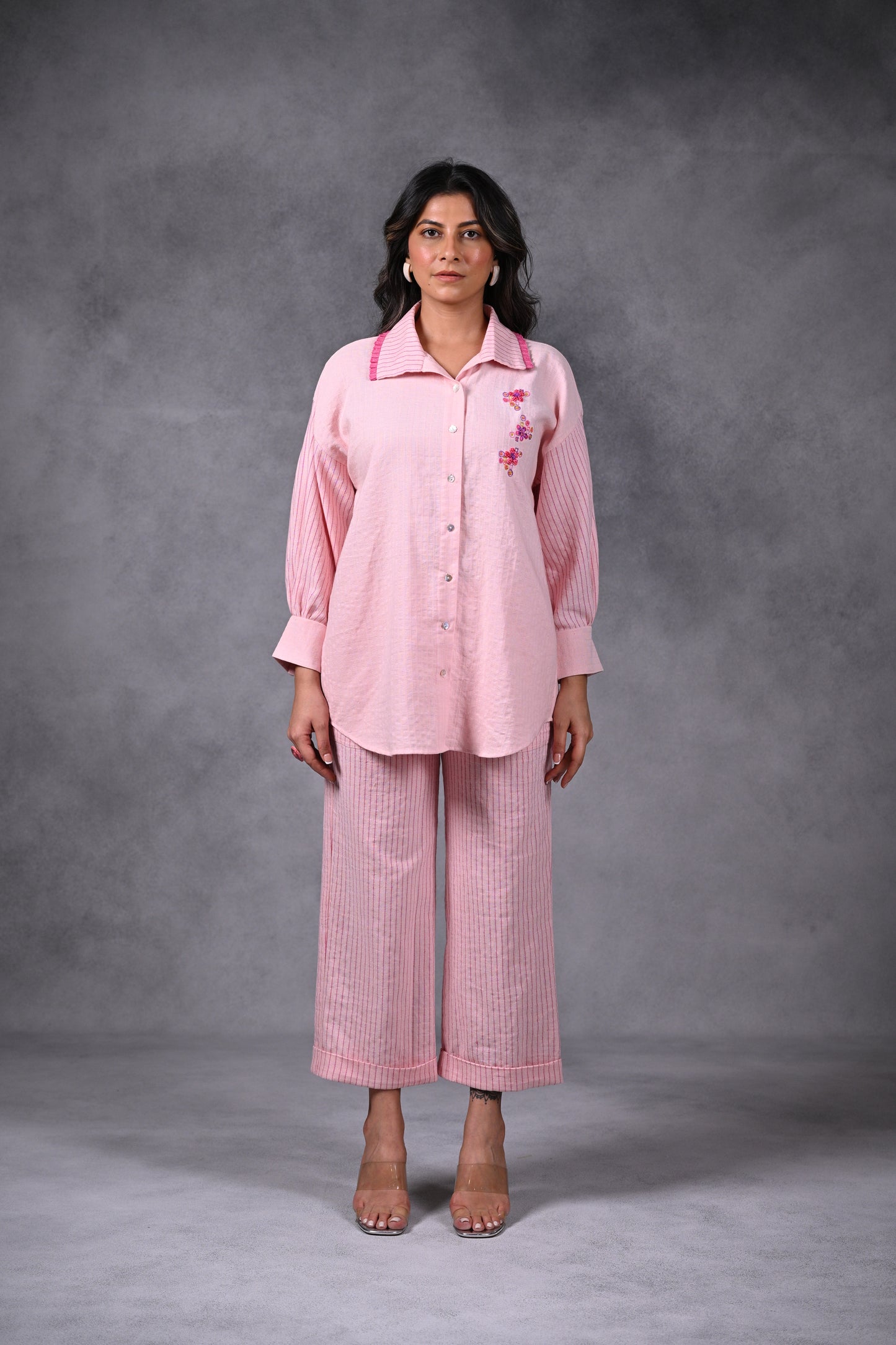 Daisy, Shirt Square With Collar and Cuff