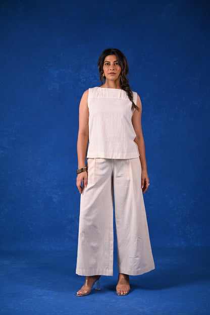 Tunic, Front & Back Pleating Detail